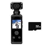 Wrtysully 4K-Actionkamera, Helmkamera, HD-LCD-Bildschirm, 270° Drehbar,...