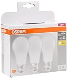 Osram LED Base Classic A Lampe, in Kolbenform mit E27-Sockel, nicht...