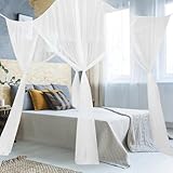 Tikplus Moskitonetz Doppelbett， 210x240x190cm Himmelbett Moskitonetze mit...