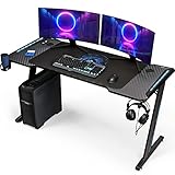 KLIM K140 Gaming Tisch mit LED - NEU - 140 x 60 cm Gaming Schreibtisch mit...