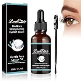 EONFAVE Wimpernserum Mit Bio-Rizinusöl, Vitamin B7 Und Hyaluronsäure -...