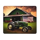 Bedrucktes Mauspad mit Motiv 'Old Tractor Photo Farm', 25,4 x 30,5 cm,...