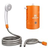 LIEBMAYA 12V Tragbare Außendusche, Outdoor Dusche, Campingdusche...