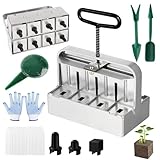 LOEPENLE Manueller Bodenblocker, 8-Gitter Handgehaltener Bodenblockierer,...