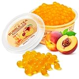 He-Ju Bubble Tea Perlen PFIRSICH 490 GRAMM vegan, glutenfrei, gelatinefrei,...