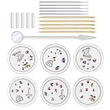 Zahn-Edelstein-Set, modisches Zahnschmuck-Set, kreatives Zahn-Edelstein-Set...