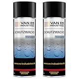 2x Schutzwachs Spray 400ml transparent | Sprühwachs | Unterbodenschutz |...