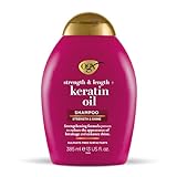 OGX Strength & Length + Keratin Oil Shampoo (385 ml), kräftigendes...