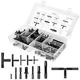 Zuxbolf 113-teiliges Schlauchverbinder Set T Stück Verbinder 12 Größen...
