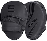 SAWANS® Box Fokus Pads Haken und Stoßhandschuhe, Leder, Kickboxen, MMA,...