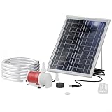 UTTASU 25W Solar Wasserpumpe mit bürstenlosem Motor Gartenbrunnen 1100L/H...