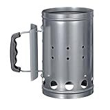 RILOOP Grill Kohlestarter mit Kunststoffgriff - Kohleanzünder...