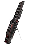 Rutenfutteral 3 Fächer versteifte Rutentasche Futteral mit Ständer (160cm...