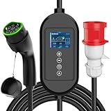 BlueAmp Typ 2 Mobile Ladegerät, 11 kW 7,5 Metern Tragbares Ladekabel mit...