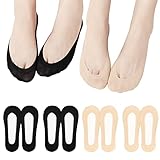 Füßlinge Damen, Ballerina Socken Damen Rutschfeste Invisible Socks...