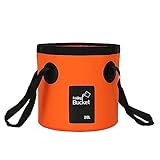 Faltbarer Eimer, Multifunktions Falteimer, 20 L, Outdoor Faltschüssel für...