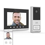 EXTEL 720321 Video-Türsprechanlage, kabellos, große Reichweite 350 m,...