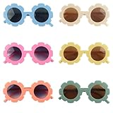 RosyFate Sonnenbrille Kinder, 6 Stück Sonnenbrille Blumenform Kinder, für...