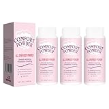Body Dusting Powder für Frauen, Körper und Fußpuder-Deodorant zur...