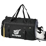 SKYSPER Sporttasche Herren und Damen，Klein Reisetasche mit Schuhfach...