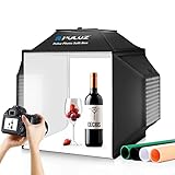PULUZ Upgrade Fotozelt mit Beleuchtung 480 LED-Leuchten, Fotobox 40cm,...