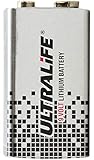 Ultralife U9VL Lithium Batterie 9 V, E-Block (U9VL, U9VL-J, 1,2Ah)