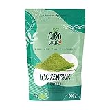 Weizengras Pulver Bio un Roh - 300g. Weizengrassaft Pulver für Grüne...