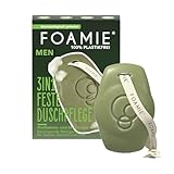 Foamie 3in1 Feste Dusche Männer, Hanfsamen & Zedernholz-Öl, Körper,...