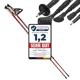 Melko Premium Nordic Walking Stöcke aus Duraluminium, 2er Set, frei...