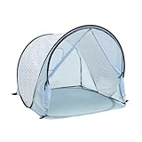 Babymoov Strandmuschel Blue Waves mit LSF 50+, Pop-Up-System, 1 Stück (1er...