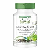 Fairvital | Grüner Tee Kapseln - 1500mg Grüntee Extrakt pro Tagesdosis -...