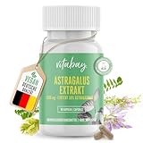 Vitabay Astragalus Extrakt | 90 vegane Kapseln | Hochdosiert mit 1600 mg...