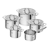 ZWILLING TrueFlow Kochtopfset, 5-teilig, Mit integriertem Sieb im...