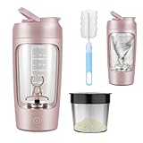Calenxy 650ML Shaker Elektrisch Shaker mit Pulverfach, Eiweiß Shakers...