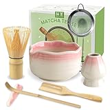 JBER Matcha Besen Set, Matcha Set 7-Teiliges - Bambus Matcha Whisk, Matcha...