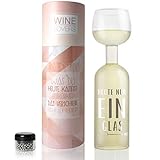 ILP GMBH I LOVE PRODUCTS Wine Lovers Weinflasche Glas Heute nur ein Glas -...