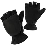 Winterhandschuhe, 1 Paar Winter Warme Handschuhe, Fingerlose Polar Fleece...