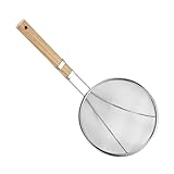 Fritteusenlöffel – Schaumlöffel aus Edelstahl, sicheres...