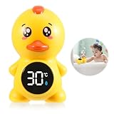 YUFFQOPC Baby Badethermometer Hohe Temperaturwarnung Badewannenthermometer...