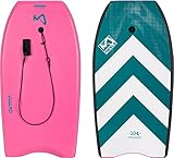 Mesle Bodyboard Kinder & Erwachsene Speed Skin mit Leash, Anfänger &...