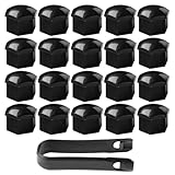 QitinDasen 20 Stück 19 mm Auto Radmutterabdeckungen, Universal Reifen...
