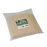Papstar Schaschlikspieße / Holzspieße (1000 Stück) 20 cm, Durchmesser 3...