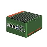 AIOPCWA N100 Mini PC NAS, 4X M.2 NVMe Micro PC with 2X i226V 2.5GbE LAN,...