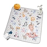 Zaxiva Krabbelmatte Baby, Faltbare Spielmatte 127x127cm, Rutschfest &...