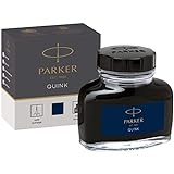 Parker Quink Füllertinte im Tintenfass | blauschwarze Tinte | 57 ml