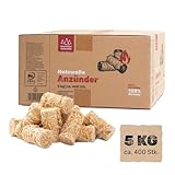 Heumüller Holzwolle 5 kg (ca. 400 Stück) Holzwolle-Anzünder...