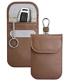 Teskyer Faraday Tasche für Autoschlüssel - 2 Stück Keyless Go Schutz,...
