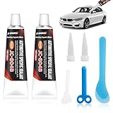 2 Stück Karosseriekleber Schwarz, 100ml x 2 Scheibenkleber Auto, Klebstoff...