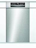 Bosch SPU6ZMS35E Serie 6 Smarter Geschirrspüler Unterbau, 45 cm breit,...