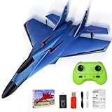 TGKYK RC Flugzeug 2CH Ferngesteuert Mit 2.4Ghz, LED-Licht, Fernsteuerung,...